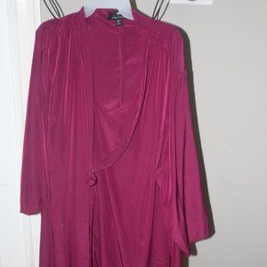 Amanda Uprichard Burgandy Dress